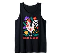 Galline da Cortile Hygge Folk Art Gallo Canotta