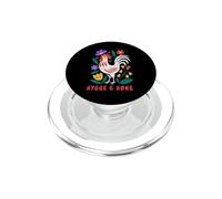 Galline da cortile Hygge Folk Art Gallo PopSockets PopGrip per MagSafe