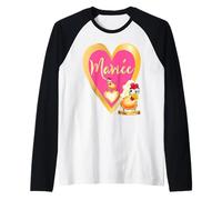 GALLINE DIVERTENTI POLLAIO FRANCESE MARIÉE SPOSA Maglia con Maniche Raglan