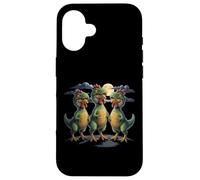 Galline In Costume T-Rex Divertente Halloween Dinosauro Custodia per iPhone 16