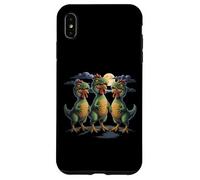 Galline In Costume T-Rex Divertente Halloween Dinosauro Custodia per iPhone XS Max