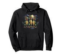 Galline in Costume T-Rex Divertente Halloween Dinosauro Felpa con Cappuccio