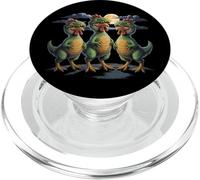 Galline In Costume T-Rex Divertente Halloween Dinosauro PopSockets PopGrip per MagSafe