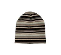 Gallo Berretto Reversibile Unisex Pile Nero Righe Multicolor
