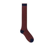 Gallo CALZA LUNGA UOMO IN COTONE FANTASIA MICRO RIGHE BICOLORE