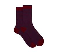 Gallo Calze corte donna rosso righe windsor