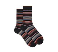 Gallo Calze corte uomo e grigio righe multicolor micro