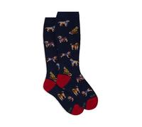 Gallo Calze lunghe bambino blu fantasia cani