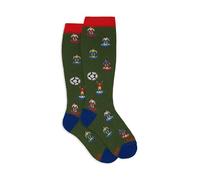 Gallo Calze lunghe bambino verde fantasia gioco calcio