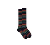 Gallo Calze lunghe fantasia righe multicolor micro AP102852 navy/lago