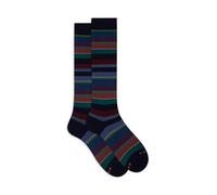 Gallo Calze lunghe uomo blu righe multicolor