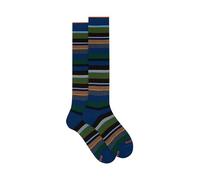 Gallo Calze lunghe uomo cotone blu righe multicolor