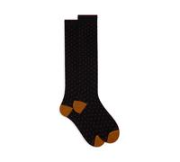 Gallo Calze lunghe uomo grigio fantasia pois