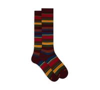 Gallo Calze lunghe uomo rosso righe multicolor