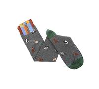 Gallo Calze Lungo Fantasia Gatti, Grigio, Unisex Adulti, 1 Unità