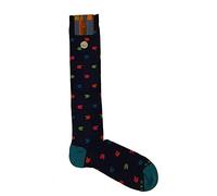 Gallo calze uomo cotone super-leggero blu fantasia teste taglia unica 40-45 (art. AP507879 col. 12679)