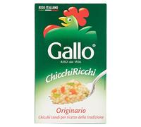 Gallo - Chicchi Ricchi, Riso Originario, Chicchi Tondi - 3 confezioni da 1 kg [3 kg]