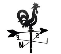 Gallo galletto segnavento in ferro banderuola cardinali grande 70 x 70 tetto