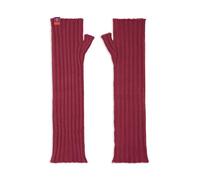 Gallo Guanti da donna a maniche lunghe, tinta unita, colore: bianco, Magenta, Taglia unica