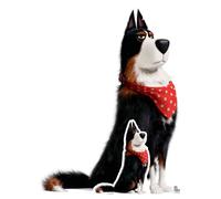 Gallo Il Cane da Pastore Dal Segreto Life Of Pets 2 Cartone Ritaglio / IN Piedi