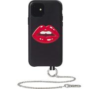 Gallo in pelle IP 11 Bastille Bocca Nero + Ch drag argento