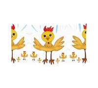 Gallo in the Square Bandiera decorativa da appendere - (oversize 178 x 88,9 cm) festa di Natale, festa di compleanno, striscione per vacanze,