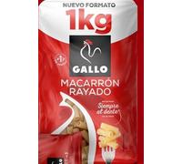Gallo Maccheroni Rigati, Pasta Corta, 1 kg, Confezione da 3