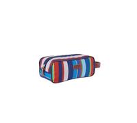 Gallo Necessaire Classico a Righe Multicolor, 100% Poliestere, Unisex, Chiusura a Cerniera, 25x10x10 cm