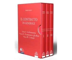 Gallo,Paolo. - Contratto in generale. Volume I: La formazione. Volume II: Il con