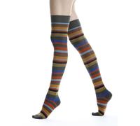 Gallo Parigina donna verde righe multicolor