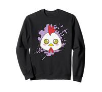 Gallo Pollo in Stile Giapponese Kawaii Animale Giappone Felpa