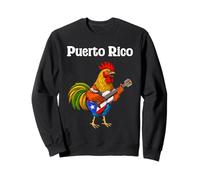 Gallo Porto Rico Bandiera portoricana Orgoglio Felpa