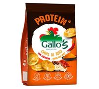 Gallo’s Protein Chips di Riso Integrale e Lenticchie al Gusto Hot Spicy, Non Fritti, Senza Glutine 40g