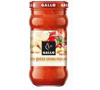 Gallo Salsa Grana Padano - Bottiglia da 350 g, Crema di Formaggio per Pasta - Confezione da 3