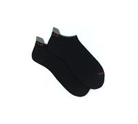 Gallo Sneakers uomo cotone leggero nero righe multicolor e windsor