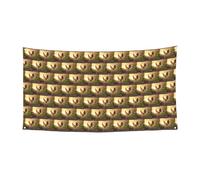 Gallo Su Legno Nel Terreno Agricolo Stampa Festone Banner Per Incontri Festival Decorazione Resistente Ai Uv Adatto Halloween Bar Soggiorno Spazi