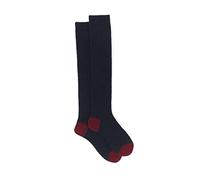 GALLO UOMO CALZA LUNGA LANA BOUCLE' 2334D-4533 BLU-AMARANTO TG. 43-45