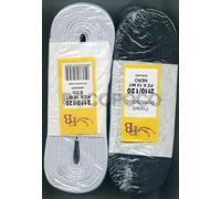 Gallone nastro elastico altezza 120 mm 2110/120 elasticizzato bianco o nero