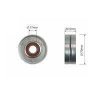 Galoppino, Cinghia Scanalata Adatto A per Audi A3 1.9TDI 1996 Skoda Octavia 1.9T