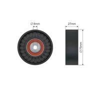 Galoppino, Cinghia Scanalata Adatto A per Audi A4 B7 2.7TDI 05-08, A6 C6 2.7TDI