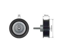 Galoppino, Cinghia Scanalata Adatto A per Land Range Rover Evoque (L538) 11-19 Ö