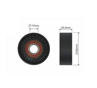 Galoppino, Cinghia Scanalata Adatto A per Opel Astra H 1.9CDTI 2004 Vectra C 1.9