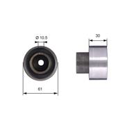 Galoppino/guidacinghia Cinghia Dentata Gates T42053 Powergrip™ per Fiat