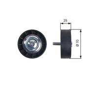 Galoppino/guidacinghia Cinghia Poly V Gates T36402 Drivealign™ per Citroën Fiat