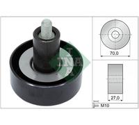 Puleggia di rinvio/guida, cinghia trapezoidale INA 532 0657 10
