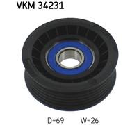 Galoppino/Guidacinghia, Cinghia Poly-V inferiore per FORD FORD AUSTRALIA MERCEDE