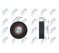 Galoppino/Guidacinghia, Cinghia Poly-V per ALFA ROMEO FIAT LANCIA 166 KAPPA MARE
