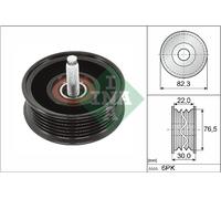 Puleggia di rinvio/guida, cinghia trapezoidale INA 532 0922 10