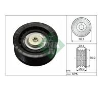 INA 532 0471 10 Galoppino guidacinghia cinghia Poly-V