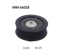 Galoppino/guidacinghia Cinghia Poly V Skf VKM 64018 per Hyundai Kia Dx Sx